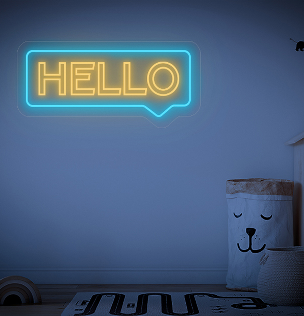 Hello Neon LED Sign