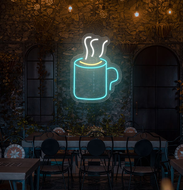 Coffee Mug Neon Light