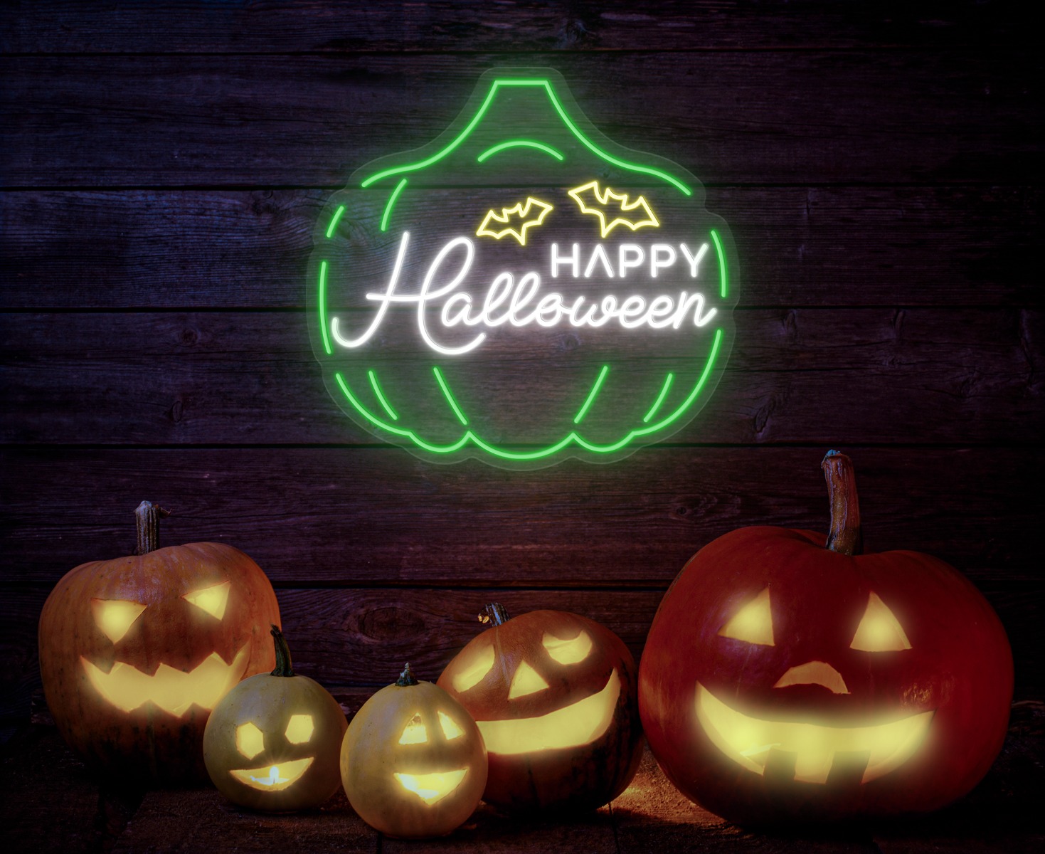 Happy Halloween Neon Sign