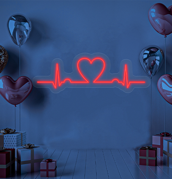 Heartbeat Neon Light LED