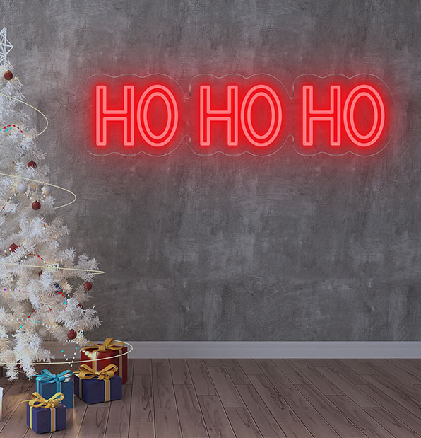 Ho Ho Ho Neon Light Sign