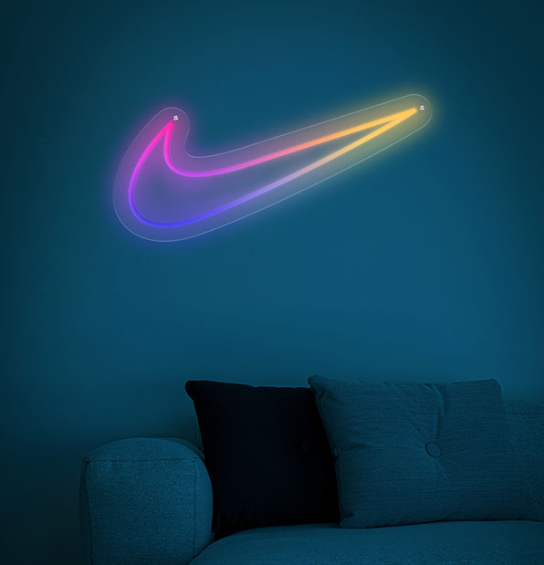 Neon nike sign best sale